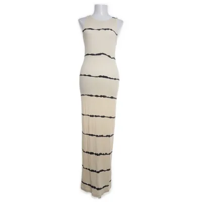Maxi dress (Yellow, Black) from Weekday Cotton, Elastane