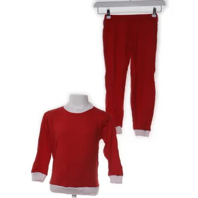 Kerstkleding (Rood, Wit) Katoen
