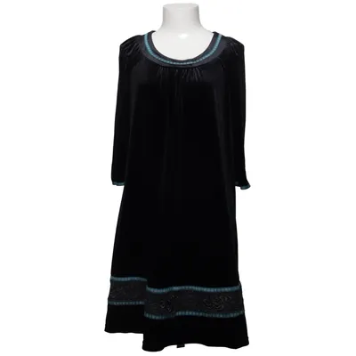 Dress (Black, Turquoise) from Geena Elastane, Polyester