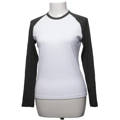 Honkball T-shirt (Wit, Grijs) van Uniqlo Katoen, Elastaan, Viscose