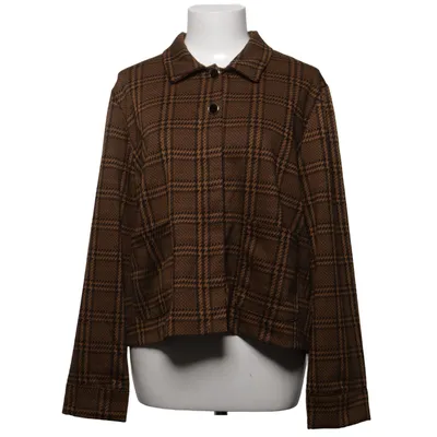 Blazer (Brun, Sort) fra Ichi Elastan, Polyester, Viscose