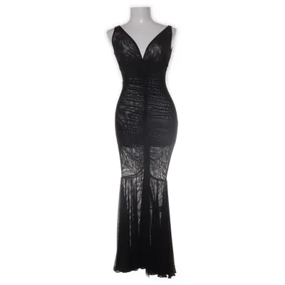 Maxi dress (Black) from Ego Elastane, Polyester