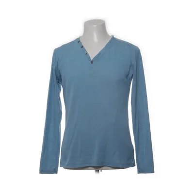 Farfarströja (Blå) från Review Bomull, Polyester, Ull