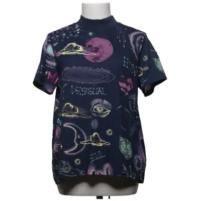 T-shirt (Blauw, Meerkleurig) van Desigual Katoen