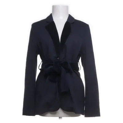 Blazer (Blue) from Séraphine Elastane, Polyamide, Viscose