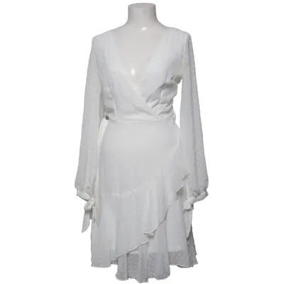 Wrap dress (White) from Dennis Maglic Polyester