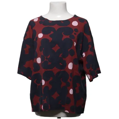 T-shirt (Rød, Blå, Pink, Flerfarvet) fra Marimekko x Uniqlo Bomuld