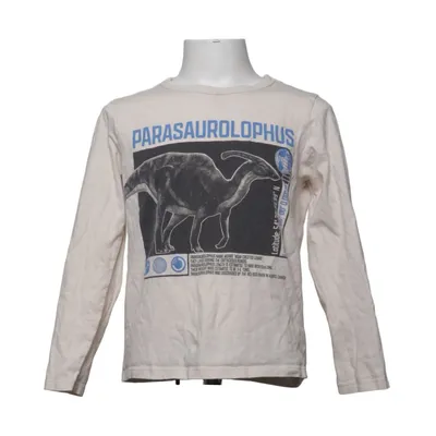 Langærmet t-shirt (Hvid) fra H&M Kids Bomuld