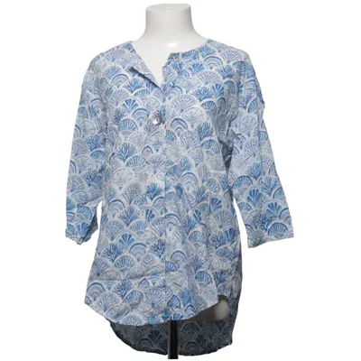 Blouse (Blauw, Wit) van Surya Katoen