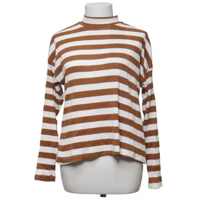 Pull-over (Marron, Blanc) de 24Colours Élasthane, Viscose