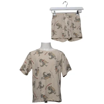 Pyjamasz (Beige, Flerfarvet) fra Konges Sløjd Økologisk bomuld