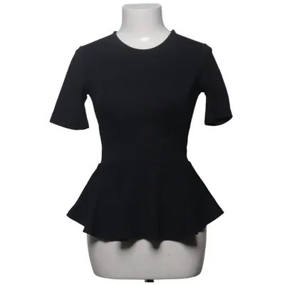 Peplum top (Zwart) van Anna Field