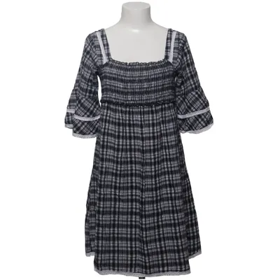 Dress (Black, White) from Line Collection Cotton