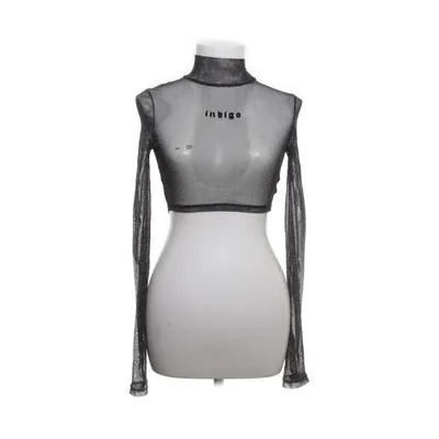 Top (Black, Silver) from Sahara Ray x NA-KD Metallic fiber, Polyamide