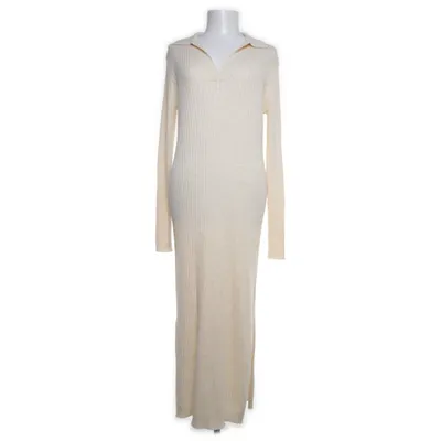 Maxi jurk (Beige) Nylon, Polyester, Wol