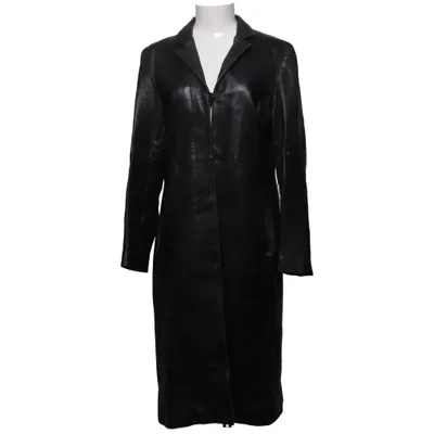 Leather coat (Black) from Clothes Leather, Polyester