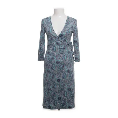 Omlottklänning (Blå, Flerfärgad) från Vera Velour Elastan, Viskos