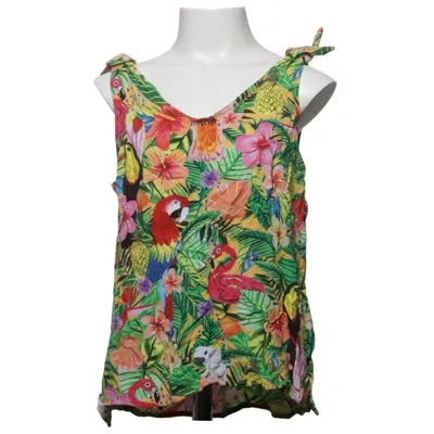 Top (Geel, Groen, Meerkleurig) van Emma Jayne x H&M Viscose