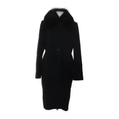 Mantel (Schwarz) von MaxMara Studio Angora, Seide, Viskose, Wolle