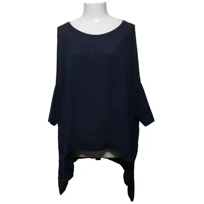 Blouse (Blauw) van Eric Bompard Kasjmier, Zijde