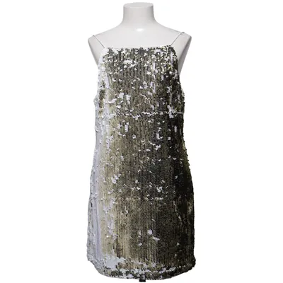 Cocktail dress (Gold, White) from Forever 21 Elastane, Polyester