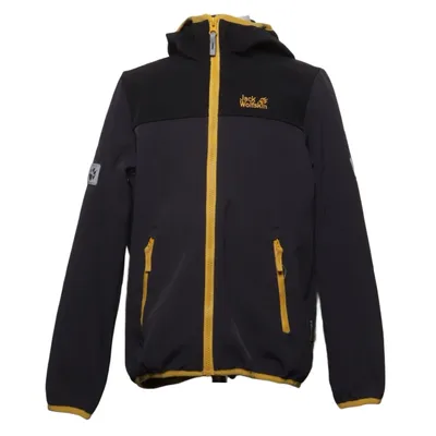 Softshelljakke (Grå, Gul) fra Jack Wolfskin Elastan, Polyester