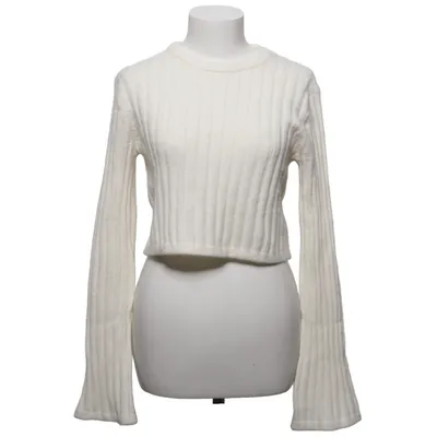 Pull-over (Blanc) de Samsa Collection Acrylique, Polyamide, Polyester