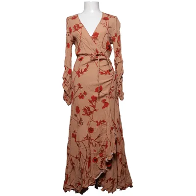 Robe portefeuille (Beige, Rouge) de Johanna Ortiz x H&M Viscose