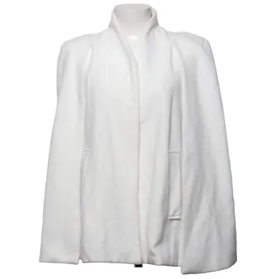 Cape (White) from NLY Design Polyester, Viscose