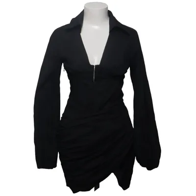 Dress (Black) from Oh Polly Cotton, Elastane