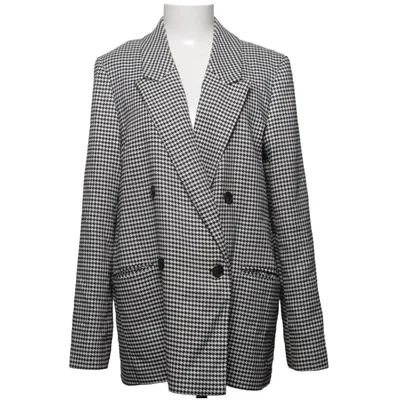 Blazer (Black, White) from MbyM Elastane, Polyester, Viscose