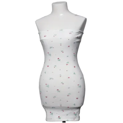 Dress (White, Red, Green) from Gina Tricot Elastane, Organic cotton