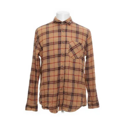 Flannel shirt (Orange, Multicolored) from Pull & Bear STWD Cotton