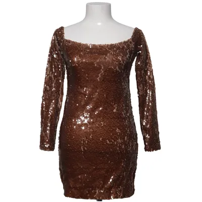 Cocktailjurk (Bruin) van Code Elastaan, Polyester
