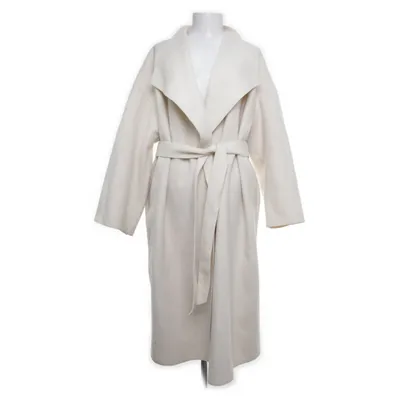 Coat (White) from Bianca x Nelly Polyester, Viscose