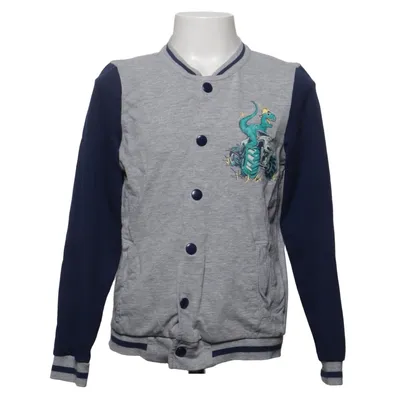 Varsity jacket (Gray, Blue, Multicolored) from Lupilu Cotton, Recycled polyester, Viscose