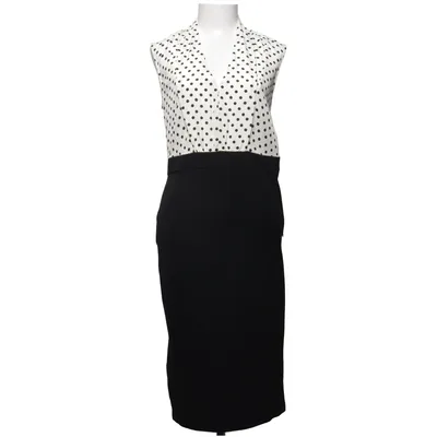 Dress (White, Black) from Dorothy Perkins Elastane, Polyester, Viscose