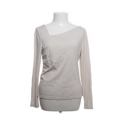 Langærmet t-shirt (Beige) fra Studio Stockholm Elastan, Polyester, Viscose