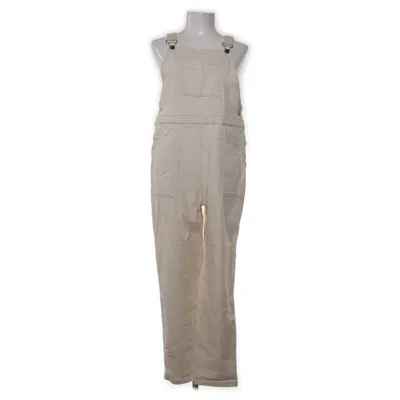 Hängselbyxor (Beige) från ASOS Design Bomull, Elastan