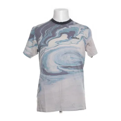 T-shirt (Blue, Multicolored) from Rotation Polyester, Cotton