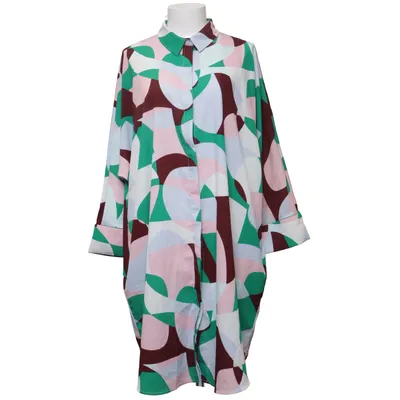 Skjortklänning (Grön, Rosa, Flerfärgad) från Monki Polyester