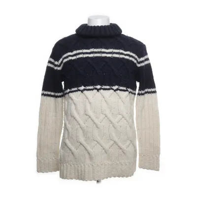Polotröja (Vit, Blå) från J.Crew Akryl, Ull