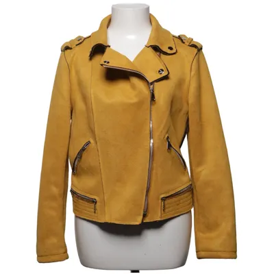 Biker jacket (Yellow) from King of Fashion Elastane, Polyester