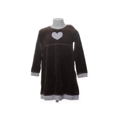 Klänning (Brun, Vit) från Lindex Bomull, Polyester