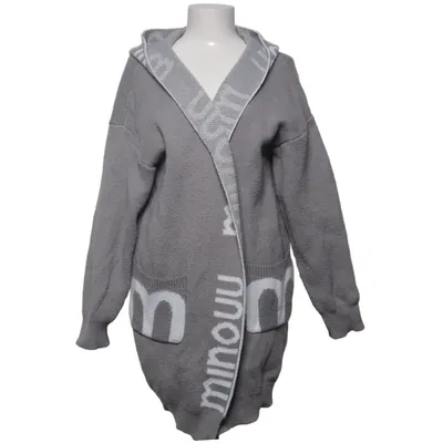 Cardigan (Gray, White) from Minouu Polyester
