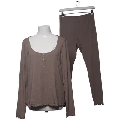 Pyjamas (Brun) från H&M Elastan, Polyester, Viskos