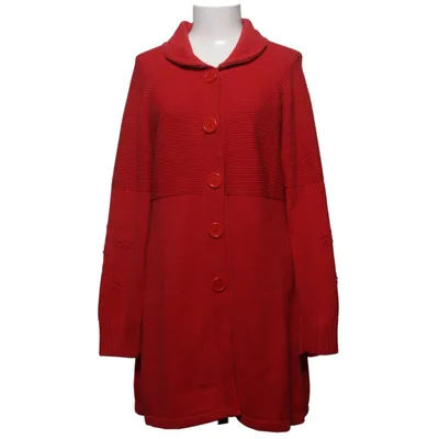 Cardigan (Rouge) de Paon Acrylique, Coton