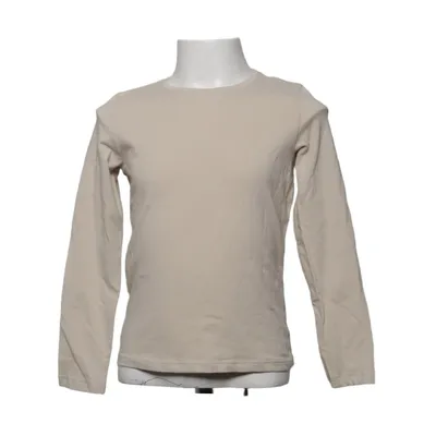 T-shirt à manches longues (Beige) de H&M Coton, Élasthane