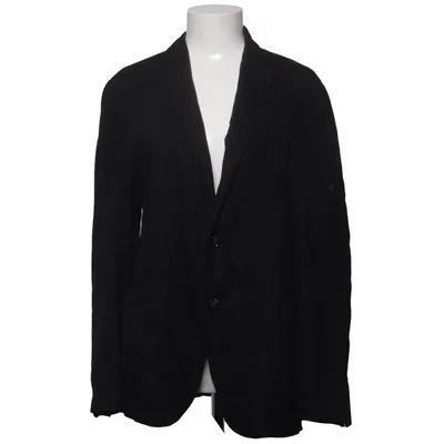 Blazer (Zwart) van Lardini Katoen, Cupro, Polyamide, Viscose