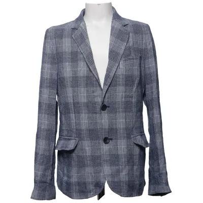 Blazer (Blue, White) from Scapa Elastane, Linen, Polyester, Viscose
